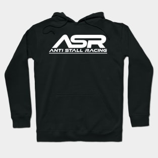 Anti Stall Racing Logo - White Hoodie